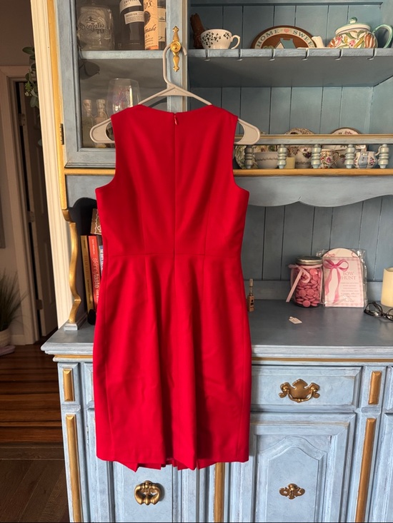 Talbots Dresses & Skirts - Talbots Petite Bright Red Pleated Front Dress Top